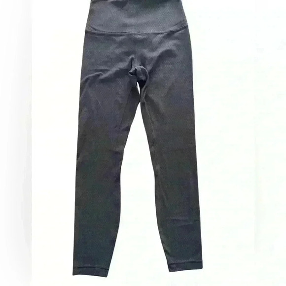 Lululemon Align Pant II 25" Diverge Emboss Black - Picture 2 of 10